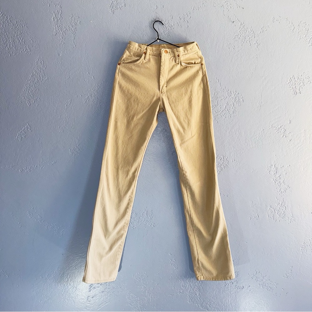 Wrangler Men 70s Vintage Tan Jeans Size 29
